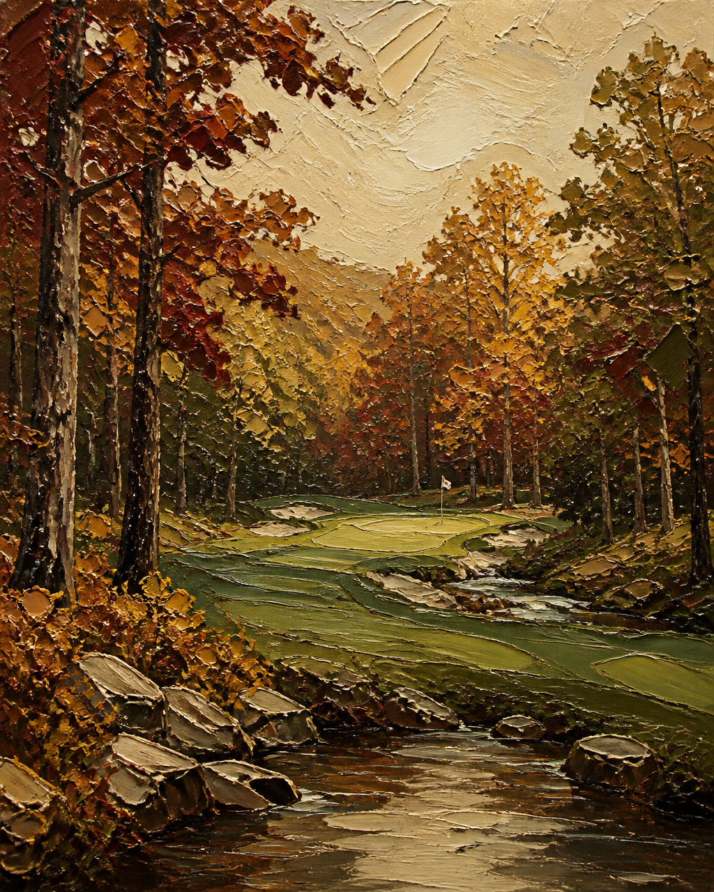 The Painted Wood - Framed