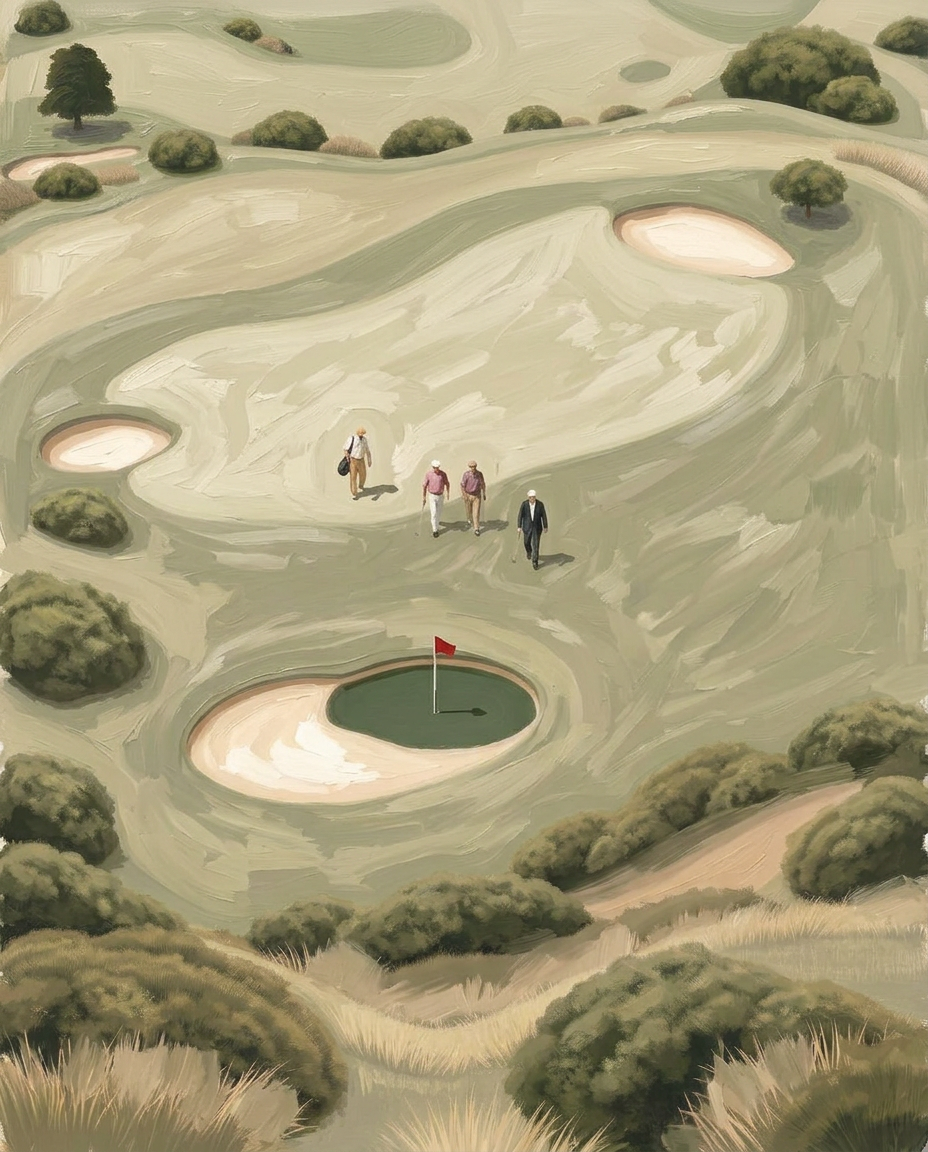The painted round - Framed
