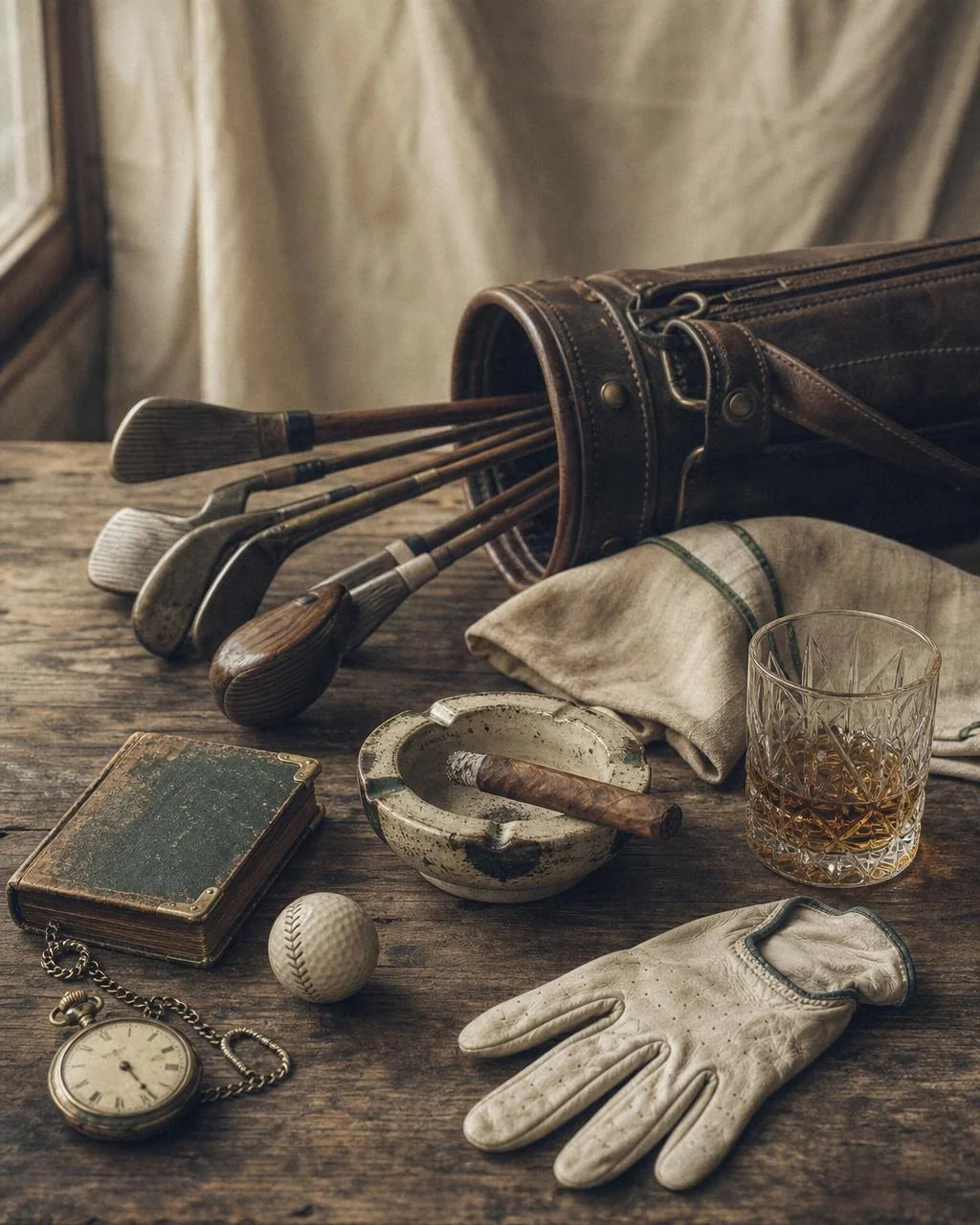 The Caddie's Table - Framed
