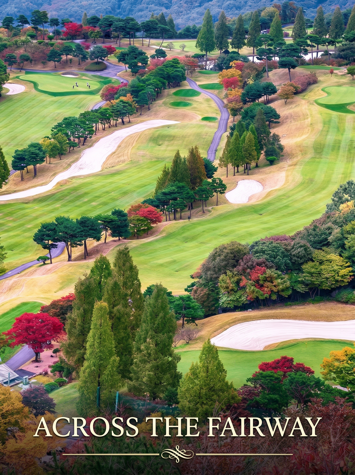 Across the fairway - Framed