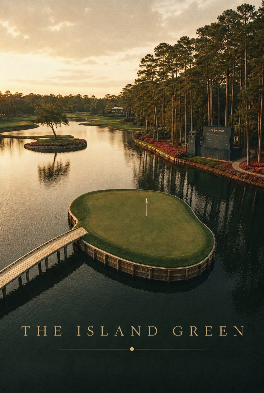 The Island Green - Framed